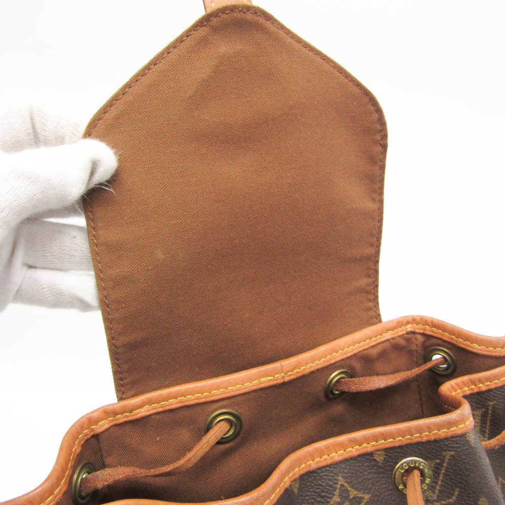 LOUIS VUITTON Authentic Brown Monogram Backpack - Picture 13 of 16